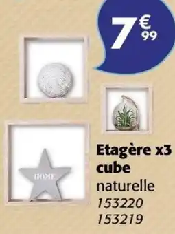 La Foir'Fouille Etagère x3 cube offre