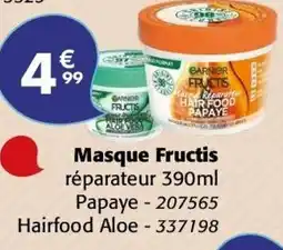 La Foir'Fouille Masque Fructis offre