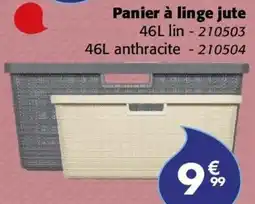 La Foir'Fouille Panier à linge jute offre