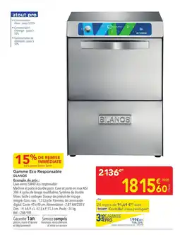 METRO SILANOS Gamme Eco Responsable offre
