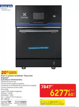 METRO ELECTROLUX PROFESSIONAL Four à cuisson accéléré Gourmet Express offre