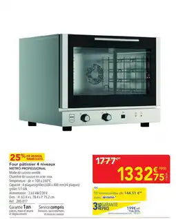 METRO METRO PROFESSIONAL Four pâtissier 4 niveaux offre