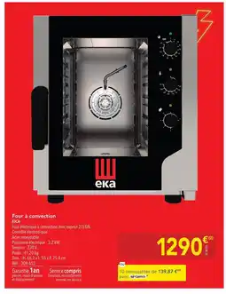 METRO EKA Four à convection offre