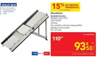 METRO Mandoline offre