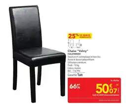 METRO HALENBEEK Chaise Valmy offre