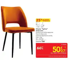 METRO MOBILIARA Chaise Sylvie offre