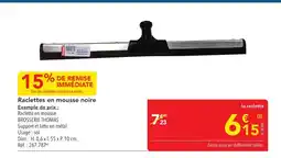 METRO Raclettes en mousse noire offre