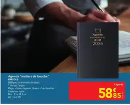 METRO BREPOLS Agenda métiers de bouche offre