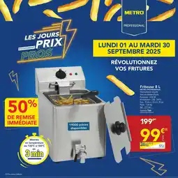 METRO METRO PROFESSIONAL Friteuse offre