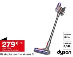 BUT DYSON Aspirateur balai sans fil offre