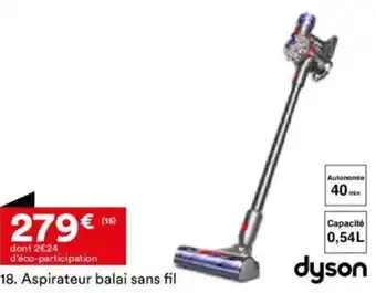 BUT DYSON Aspirateur balai sans fil offre