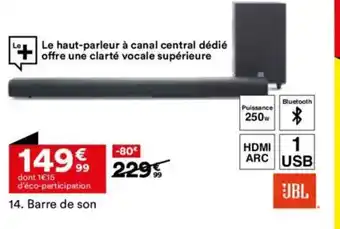 BUT JBL Barre de son offre
