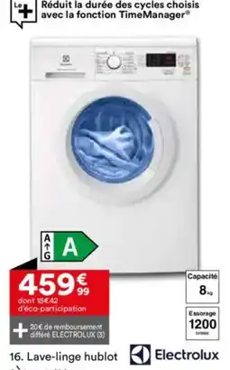 BUT ELECTROLUX Lave-linge offre