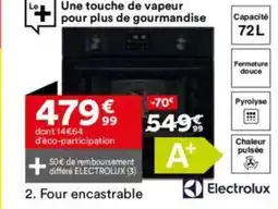 BUT ELECTROLUX Four encastrable offre