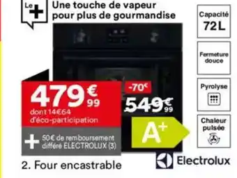 BUT ELECTROLUX Four encastrable offre