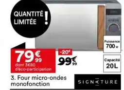 BUT SIGNATURE Four micro-ondes monofonction offre