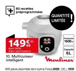 BUT MOULINEX Multicuiseur intelligent offre