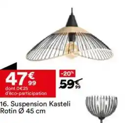 BUT Suspension Kasteli offre