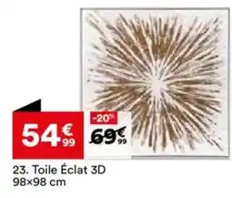 BUT Toile Éclat 3D offre