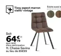 BUT Chaise Savina offre