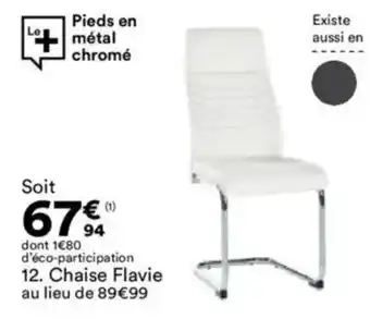 BUT Chaise Flavie offre