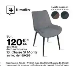 BUT Chaise St Moritz offre