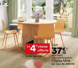 BUT Chaise Mila offre