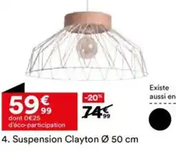 BUT Suspension Clayton offre