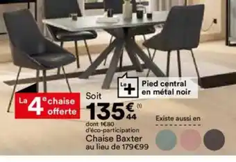 BUT Chaise Baxter offre