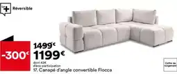 BUT Canapé d'angle convertible Flocca offre