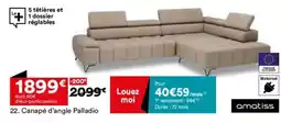 BUT Canapé d'angle Palladio offre