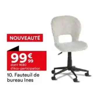 BUT Fauteuil de bureau Ines offre
