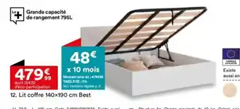 BUT Lit coffre Best offre