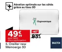 BUT Oreiller new Memoergo 3D offre