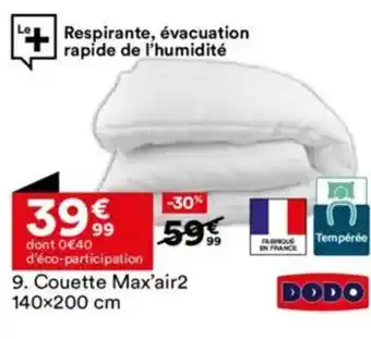 BUT DODO Couette Max'air2 offre