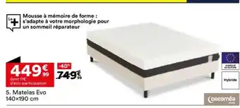 BUT Matelas Evo offre