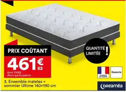 BUT Ensemble matelas + sommier Ultime offre