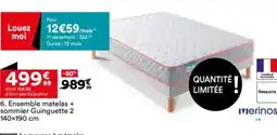 BUT Ensemble matelas + sommier Guinguette 2 offre