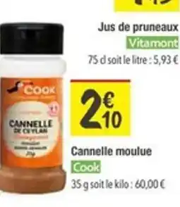 Les Comptoirs de la Bio COOK Cannelle moulue offre