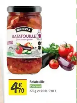 Les Comptoirs de la Bio DANIVAL Ratatouille offre