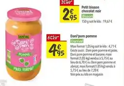 Les Comptoirs de la Bio DANIVAL Dani'pom pomme offre