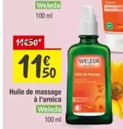 Les Comptoirs de la Bio WELEDA Huile de massage à l'amica offre