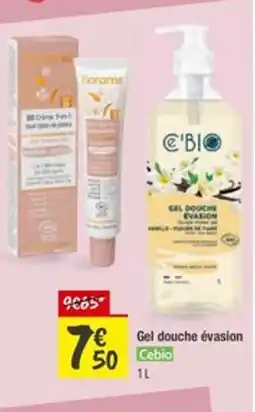Les Comptoirs de la Bio CEBIO Gel douche évasion offre
