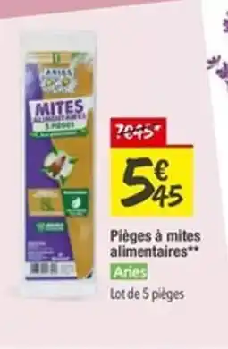 Les Comptoirs de la Bio ARIES Pièges à mites alimentaires offre