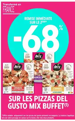 Intermarché Hyper MIX BUFFET Sur les pizzas del gusto offre