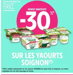 Intermarché Hyper SOIGNON Sur les yaourts offre
