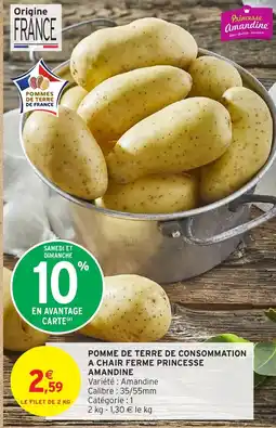 Intermarché Hyper Pomme de terre de consommation a chair ferme princesse offre