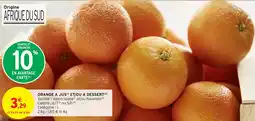 Intermarché Hyper Orange a jus et/ou a dessert offre