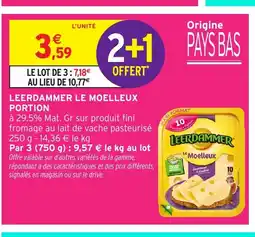 Intermarché Hyper LEERDAMMER Le moelleux portion offre