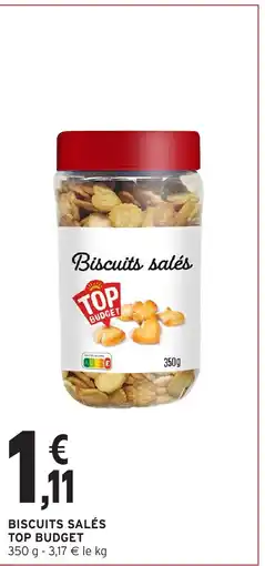 Intermarché Hyper TOP BUDGET Biscuits salés offre